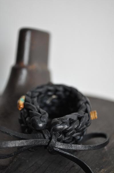 Leather Knit Hair Accessory_d0120442_2212450.jpg