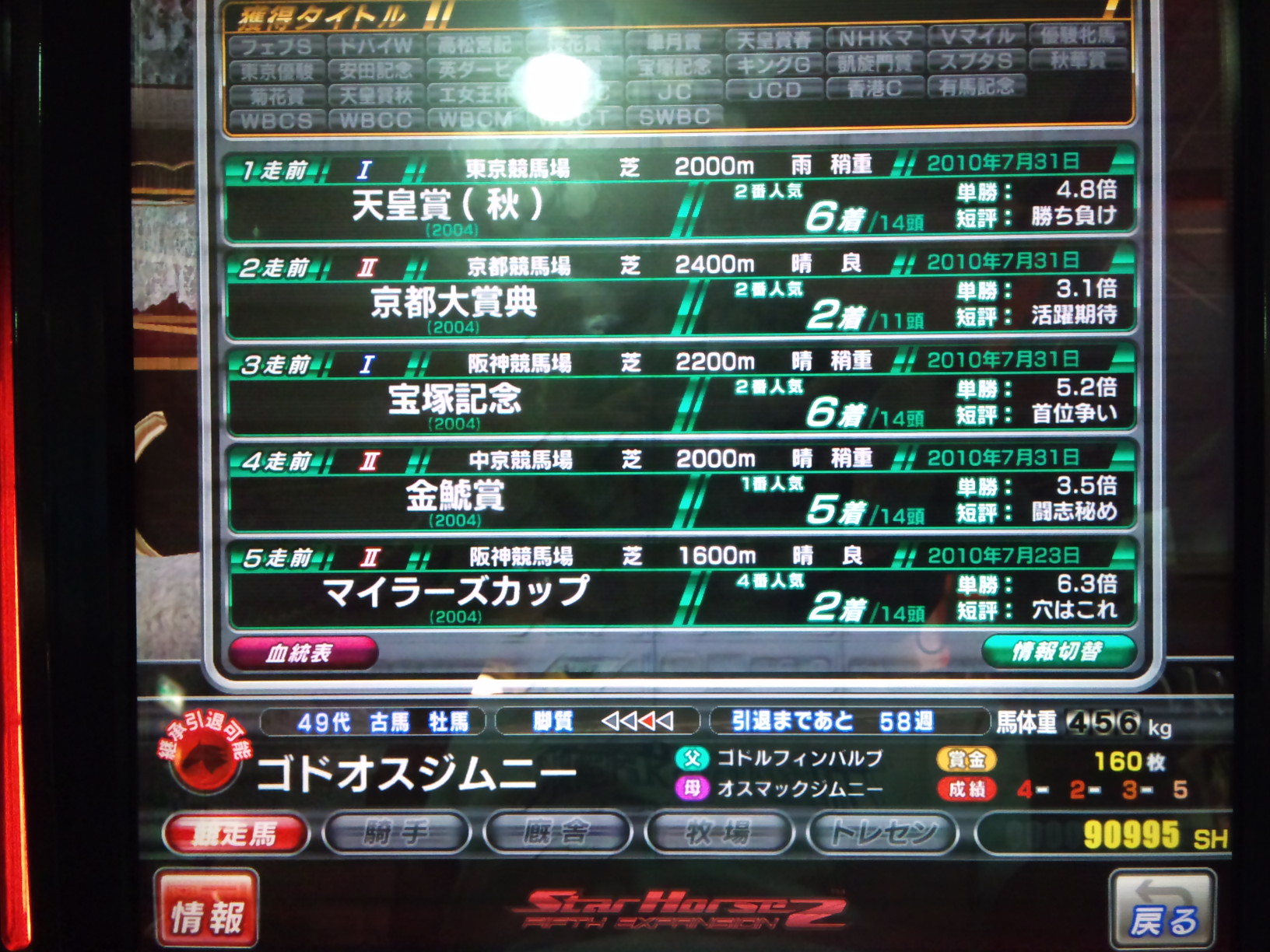 さようなら、スタホ・・・ ( #starhorse2 ) : 「ほぼ」ゲーセン日記