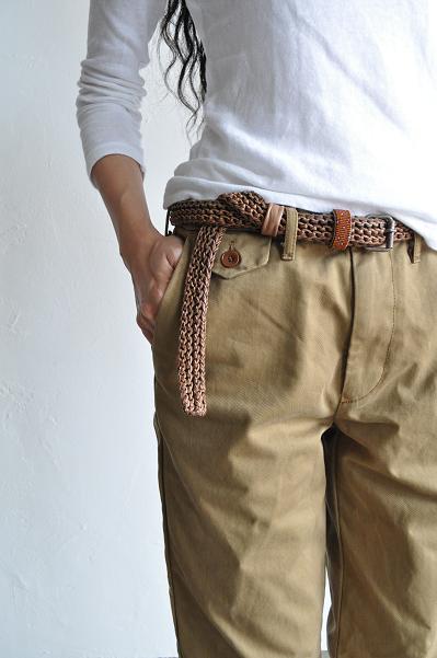 Bead Loom Leather Knit Belt_d0120442_17395919.jpg