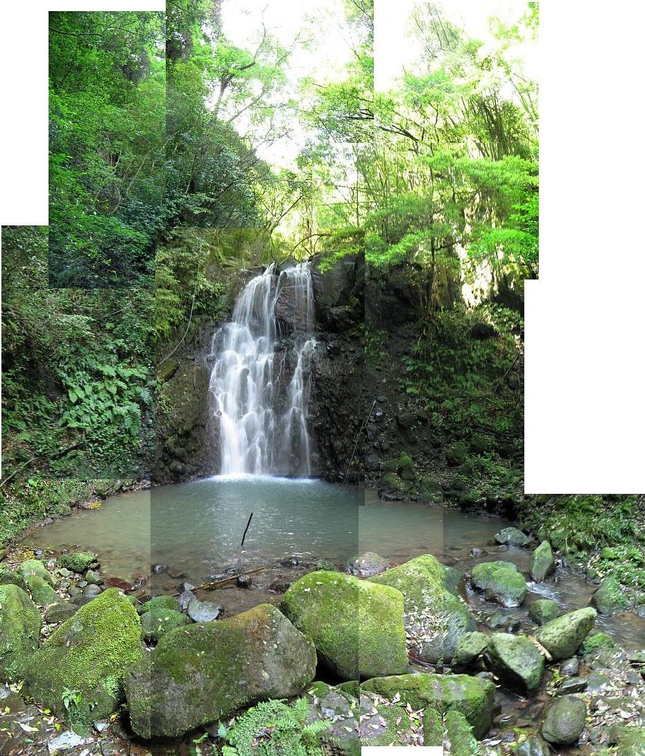 山香“水辺”の風景(その１)：“滝林浴”と河川プール・・・羽門(うど)の滝_c0001578_546491.jpg