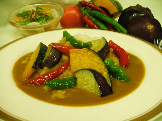 夏の京野菜カレー _d0162300_1553689.jpg