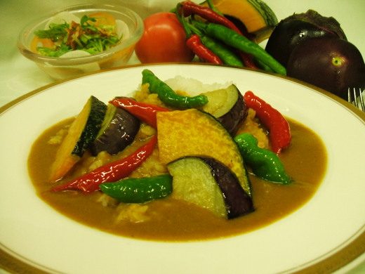 夏の京野菜カレー　_d0162300_1553689.jpg