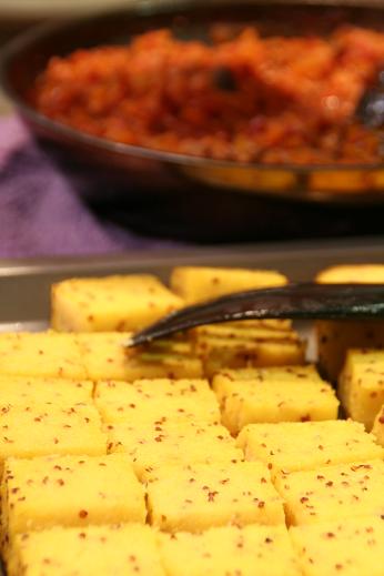 ポレンタのオーブン焼き 雑穀食堂 ポレンタのオーブン焼き 雑穀食堂