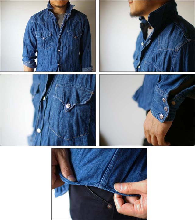 orslow [オアスロウ] WESTERN DENIM SHIRTS 6oz original denim