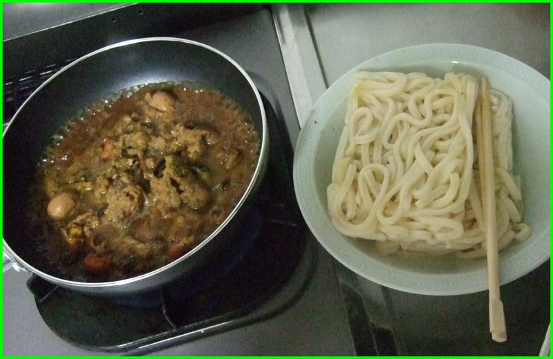 お盆お掃除カレーうどん_c0004734_1515121.jpg