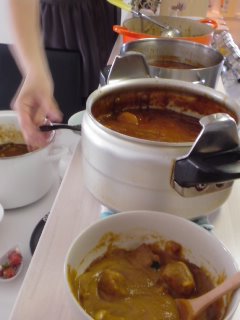 真夏のカレーパーティ!_f0177295_21174042.jpg