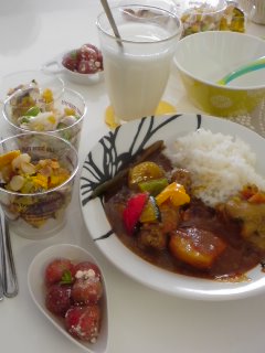 真夏のカレーパーティ!_f0177295_21174070.jpg