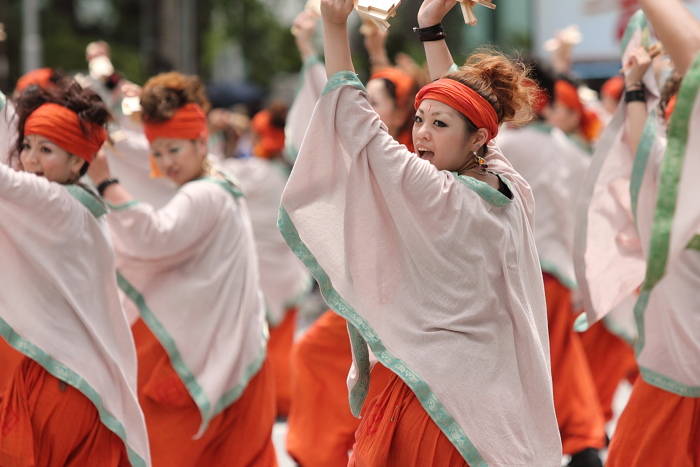 第57回よさこい祭り 1日目 ハルノ四郷人 その1_a0077663_2192013.jpg