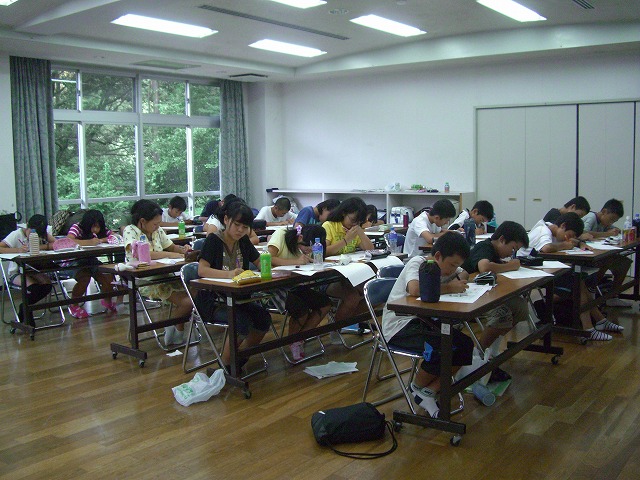 中学１・２年生夏合宿_d0116009_0183345.jpg