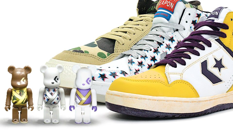 【メール便無料】 コンバース CONVERSE WEAPON SF HI 「BE＠RBRICK付属 キューブリック、ベアブリック