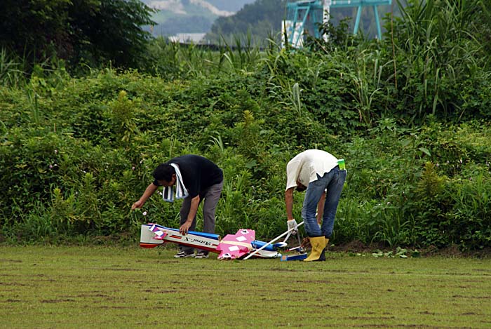 100814蒸し暑くニューギニアのジャングル状態のOTRC_f0175989_21284541.jpg