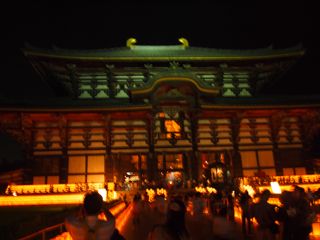 大文字送り火　春日大社万燈籠　東大寺万燈供養会_a0168068_8193058.jpg