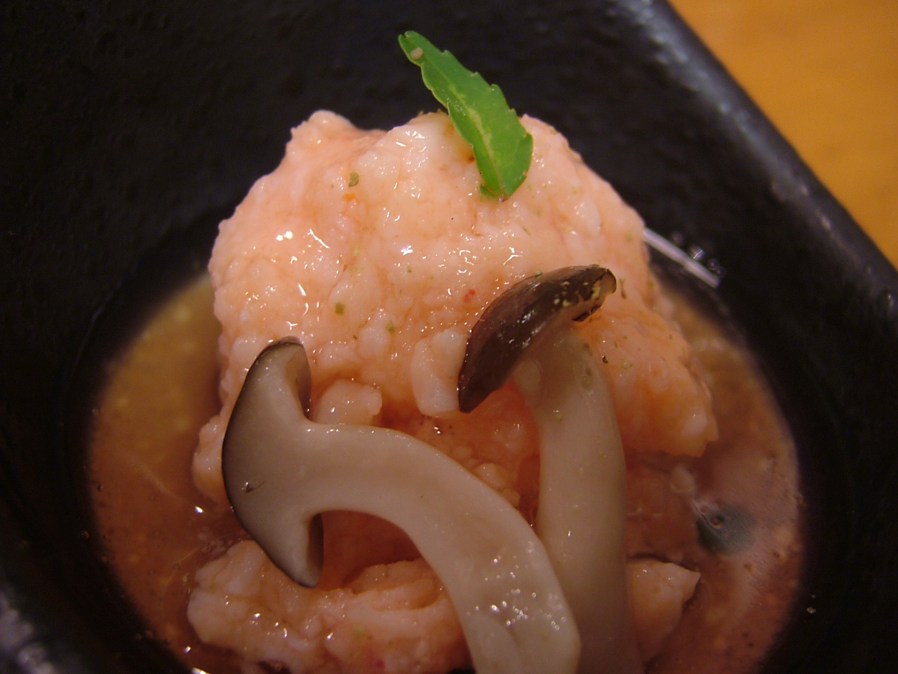 甘海老団子のあんかけ！_c0110051_17223699.jpg