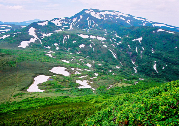 雄大な残雪の山々と壮大な高層湿原を結ぶ縦走コース_a0113718_1222385.jpg