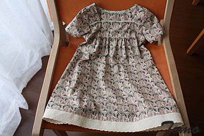 リバティでこどものワンピース そーいんぐ日和 リバティでこどものワンピース そーいんぐ日和