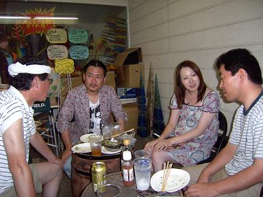 ２０１０ 真夏　「Wrap」 “マジすか屋台”　まんつやってみるべし！　　第三弾　７日（土） 編_c0177259_19525932.jpg