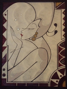 2010/11/10-15 近藤慶子作品展<Desert Moon/沙漠の月>vol.2 【鏡・平面・立体】_e0091712_2383726.jpg