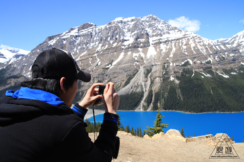 062 Peyto Lake ~空より青い湖~_c0211532_8525169.jpg