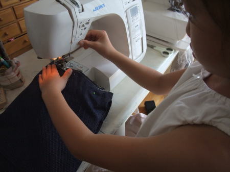 娘が初めて作った本格的トートバッグ♪_f0023333_751785.jpg