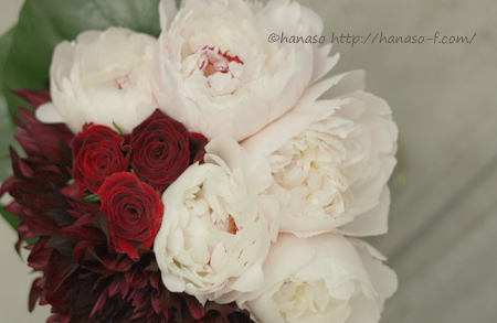 大輪の芍薬で和装クラッチ_c0198981_0504330.jpg