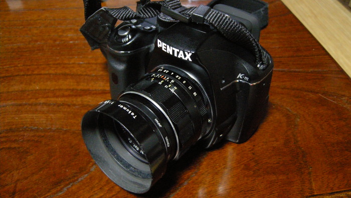 PENTAX K-m改造計画／フォーカシングスクリーン交換作戦 : CAMERAと一緒