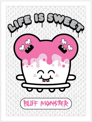 Buff Monsterの100部限定シルクスクリーン2種。_a0077842_2348324.jpg