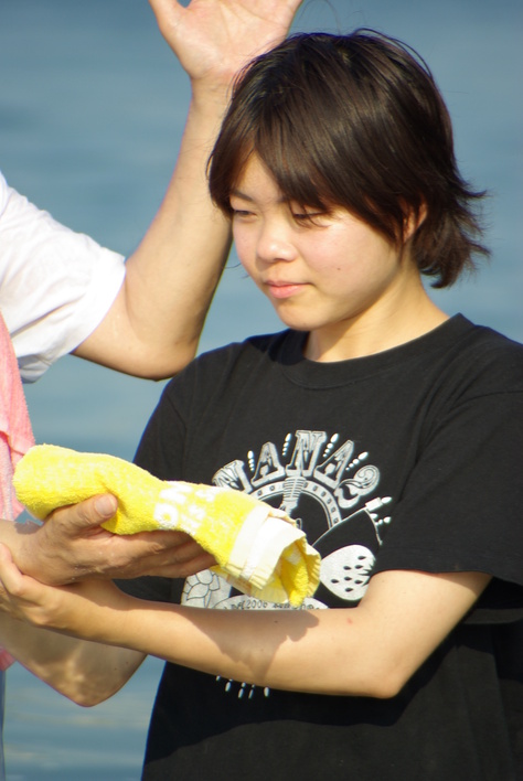2010年☆夏の洗礼式@新舞子_e0182473_23231641.jpg