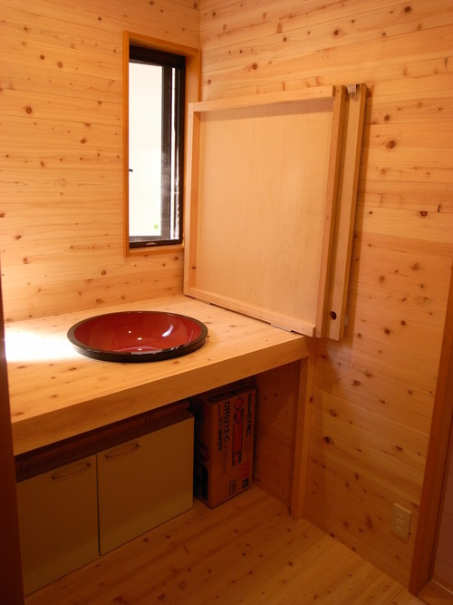 蕎麦打ち部屋 森林浴ができる家づくり