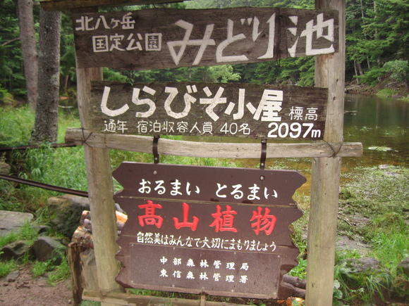 北八ヶ岳、しらびそ小屋③_b0093515_7255095.jpg