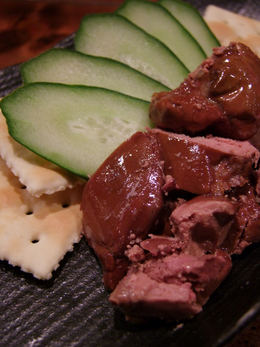 「学芸大学 炭火焼鳥 いこいの白レバーの燻製」_a0000029_1056760.jpg