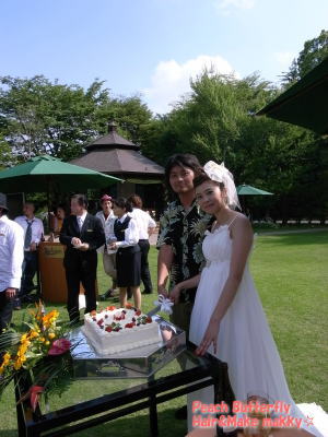 ワンちゃんとガーデンWEDDING_c0043737_1859712.jpg