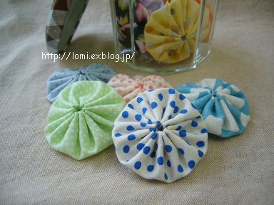 ヨーヨーキルト＊作り方 （Lomi流）_d0144443_14572171.jpg