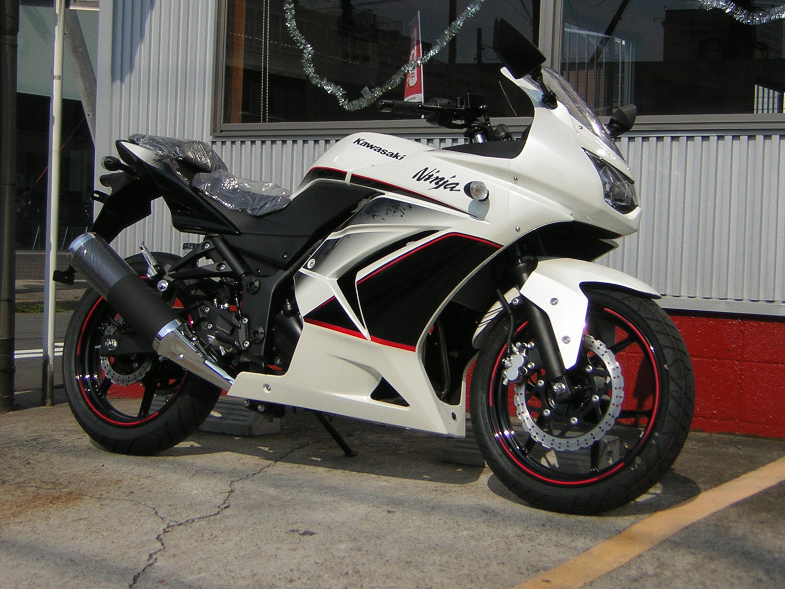 Ninja250R SE ホワイト_a0169121_15113159.jpg