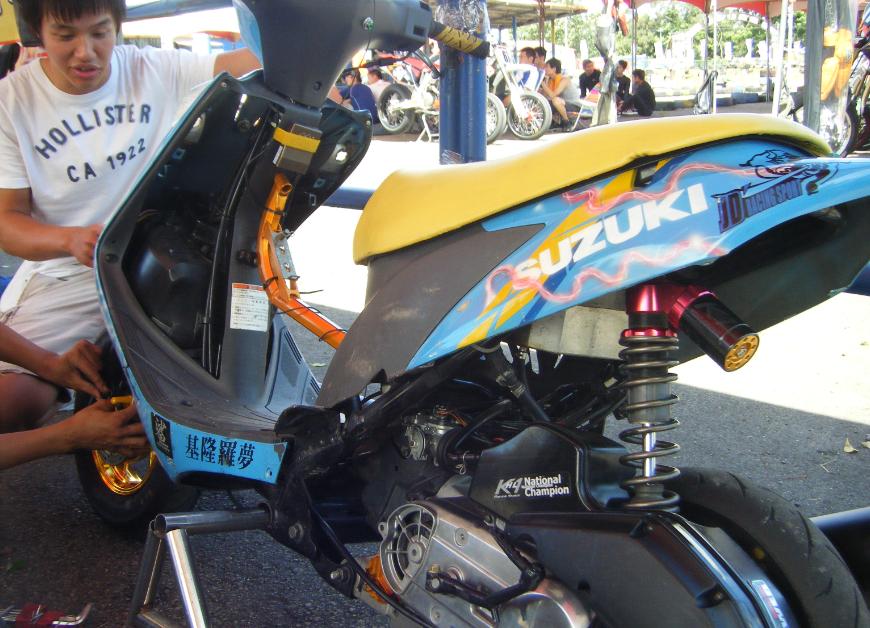 台湾の友達のマシン シグナスｘレース参戦記