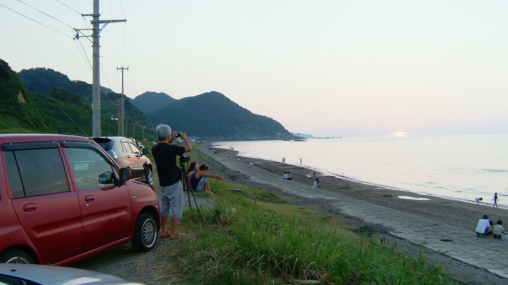今日の夕日!_e0065084_20413459.jpg