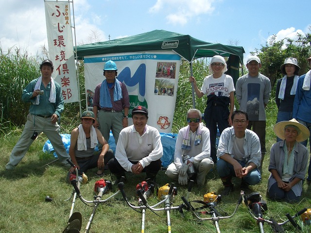 富士山国有林での下草刈りとトコロテン_f0141310_22282644.jpg