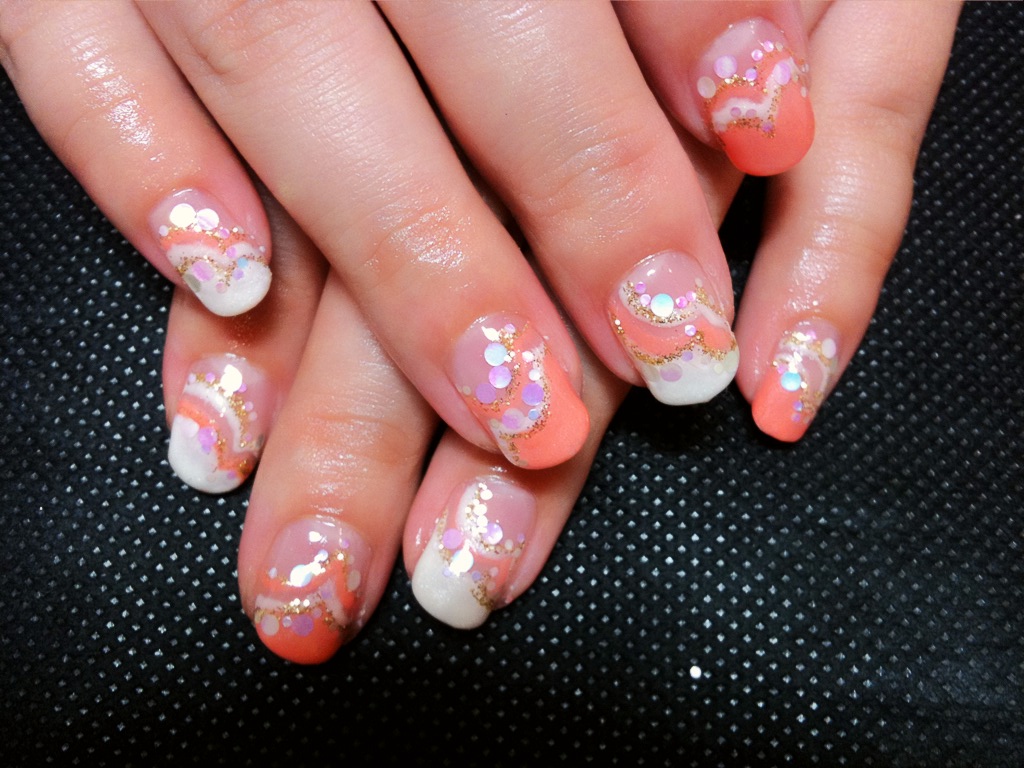 ビタミンカラーのモコモコnail☆_a0158476_0362762.jpg