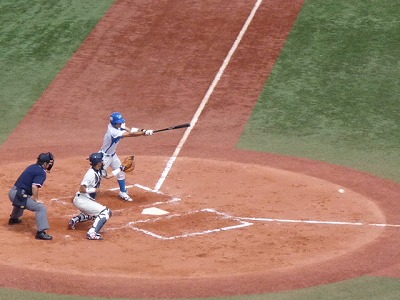 東都大学野球新人戦 決勝戦 青学大対東洋大_b0166128_1539439.jpg