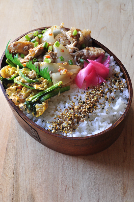 キューピー具のソースで韓国焼肉味弁当_b0171098_714024.jpg