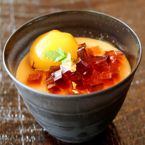 秋の新作!『和栗―ちこり茶プリン』_d0063218_11384060.jpg