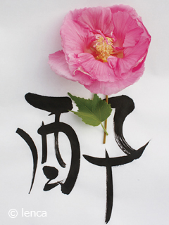岩科蓮花の文字暦9月です_c0053520_20552530.jpg
