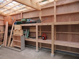 下屋延長工事 棚 大工さんが木造住宅作ってるよ 下屋延長工事 棚 大工さんが木造住宅作ってるよ
