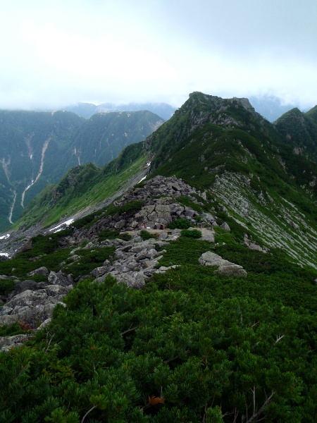 夏休み岩稜歩き-本谷カール_c0177814_19312546.jpg