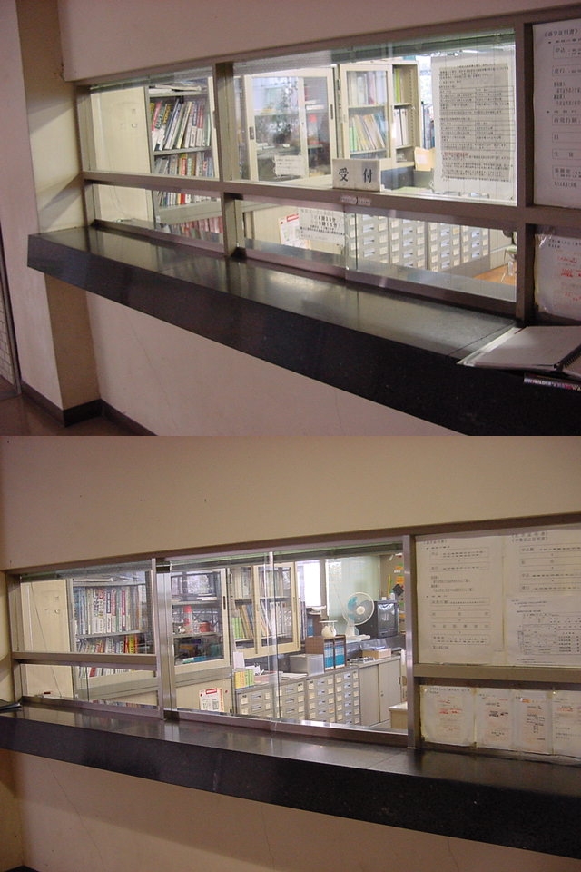 【施工例】 受付窓の改修 大阪装備工芸的日記