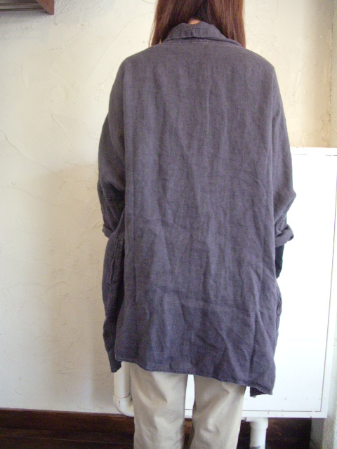 第1233回　  Shaggy Linen Big Cardigan。_b0197169_17412827.jpg