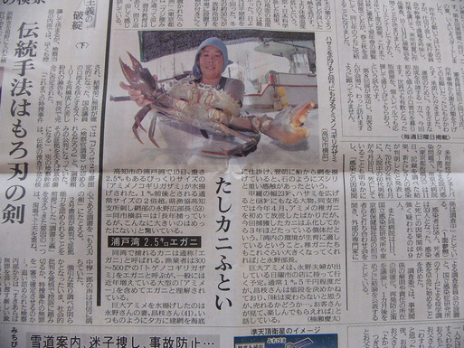 浦戸湾に潜む巨大エガニ！_e0142063_732475.jpg