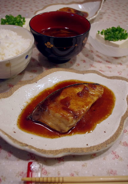 ぶりの黒酢照焼き、とレシピブログ掲載のお知らせ_f0168317_21214729.jpg