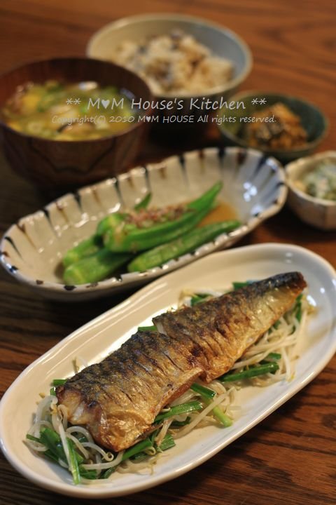 焼き鯖定食 ☆ さばを読む♪_c0139375_1514758.jpg
