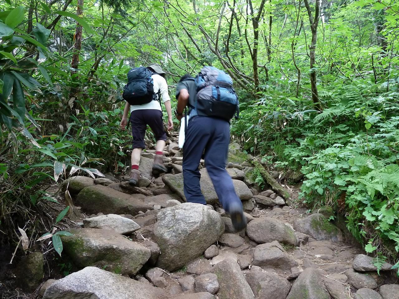 西穂高岳から奥穂高岳へ縦走（初日）_e0110500_0103933.jpg