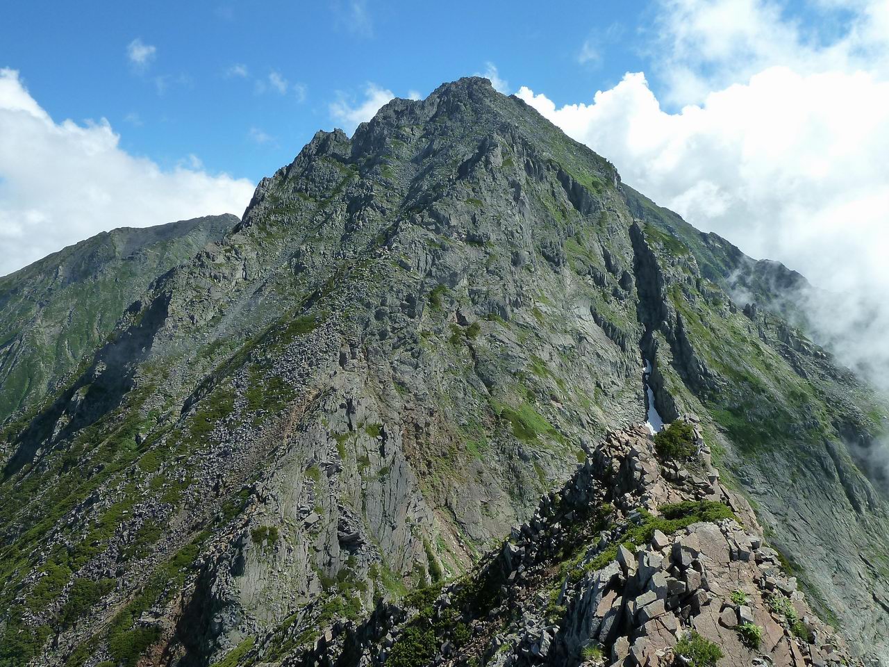 天狗ノ頭から奥穂高岳へ 2日目 その３ 山好き的日々 京都北山
